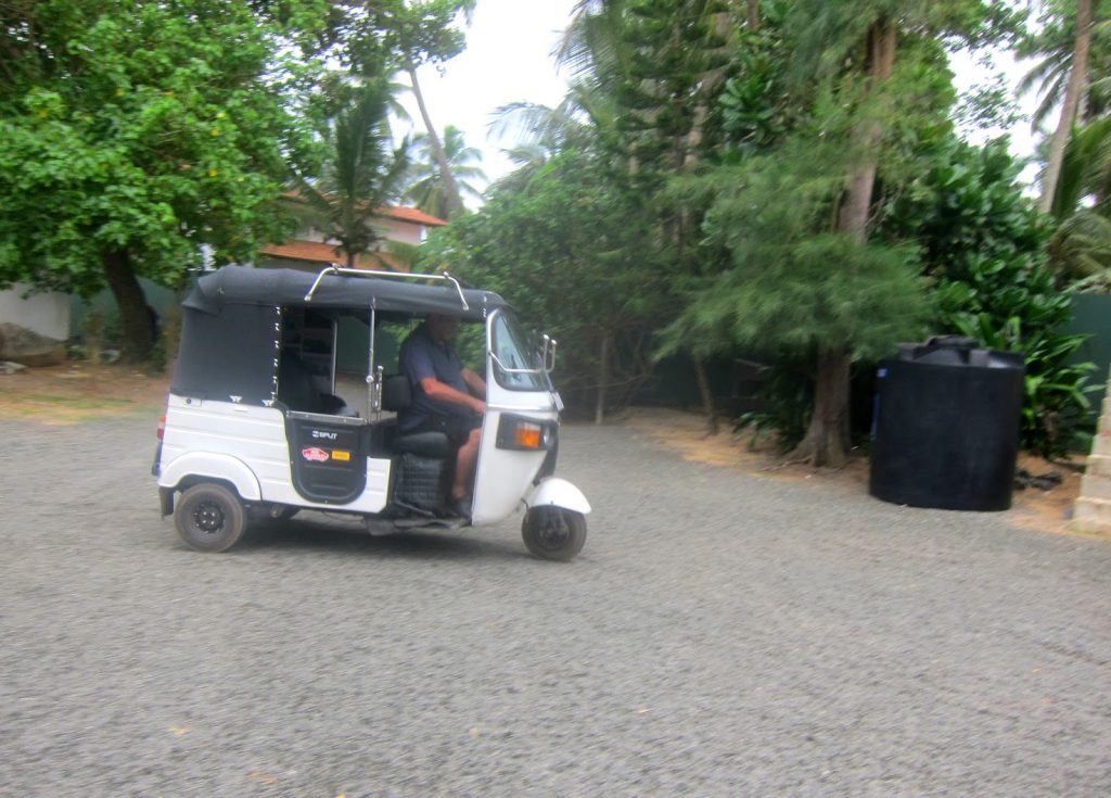 Pappa kjøre tuktuk på Sri Lanka