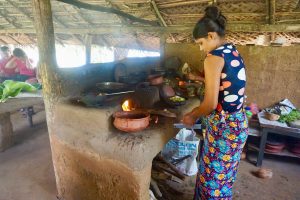 Landsbyutflukt Tradisjonell matlaging i landsby ved Dambulla