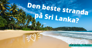 Den beste stranda på sri Lanka