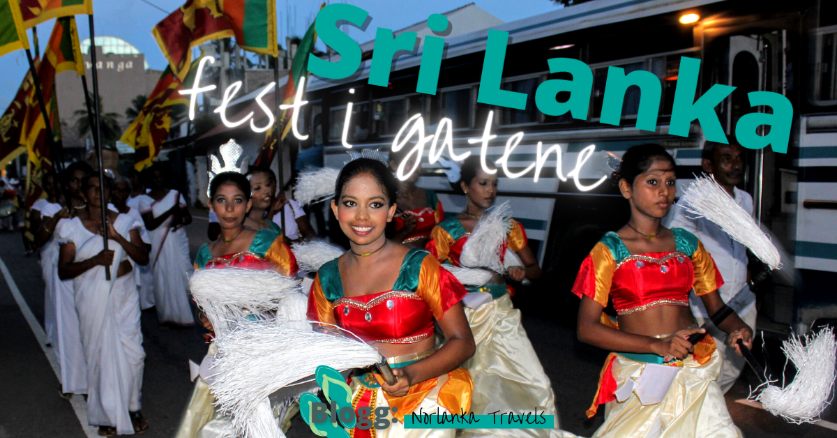 festival i gatene på Sri Lanka
