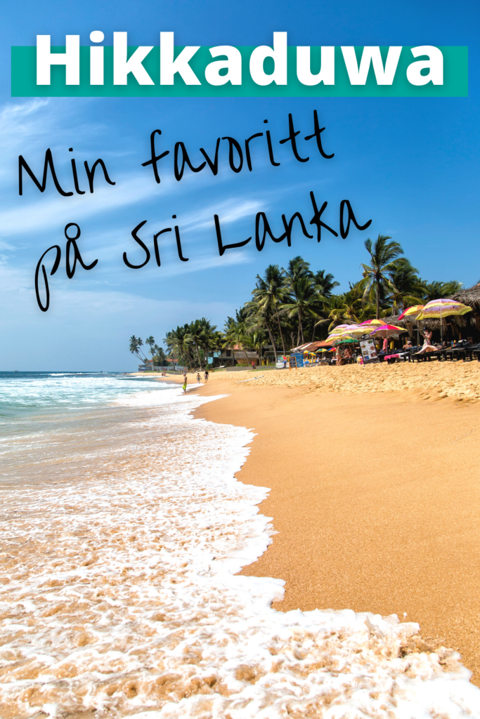 Hikkaduwa: beste stranda på Sri Lanka.